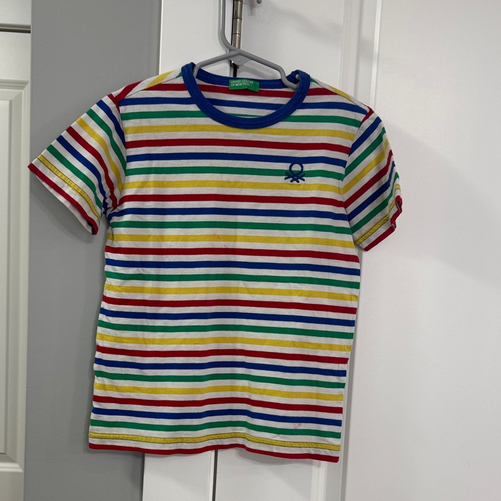 United Colors Of Benetton Kids Rainbow Striped Tee
